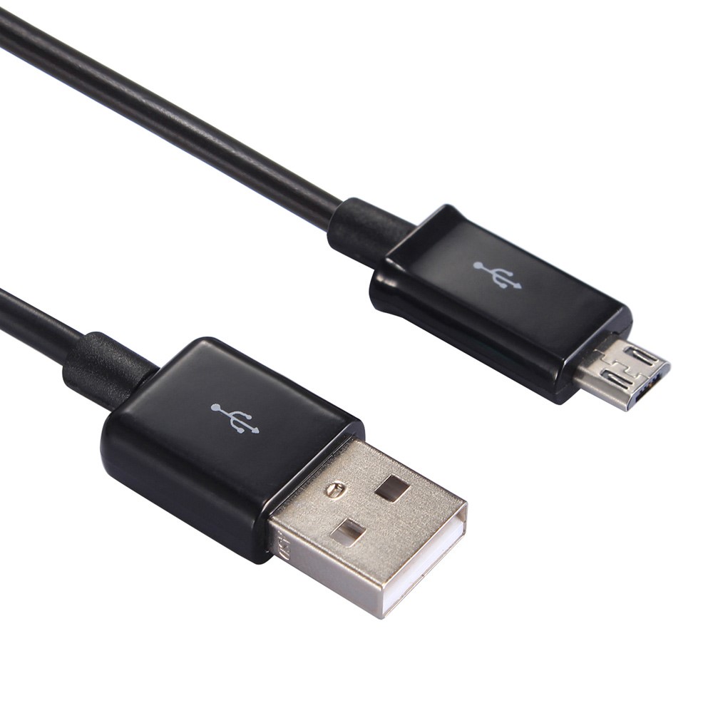 0.9m 2A Micro USB to USB 2.0 Data Sync Charge Cable - Black-2