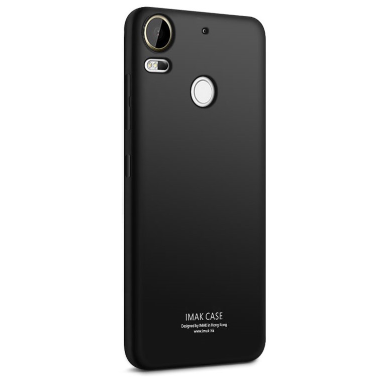 IMAK Silky Anti-scratch TPU Phone Case for HTC Desire 10 Pro + Screen Protector - Metal Black-2