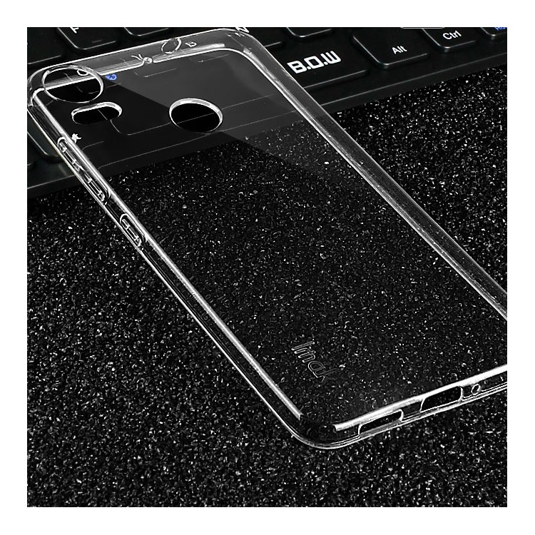 IMAK Clear Anti-scratch TPU Skin Case for HTC Desire 10 Pro + Screen Protector - Transparent-10