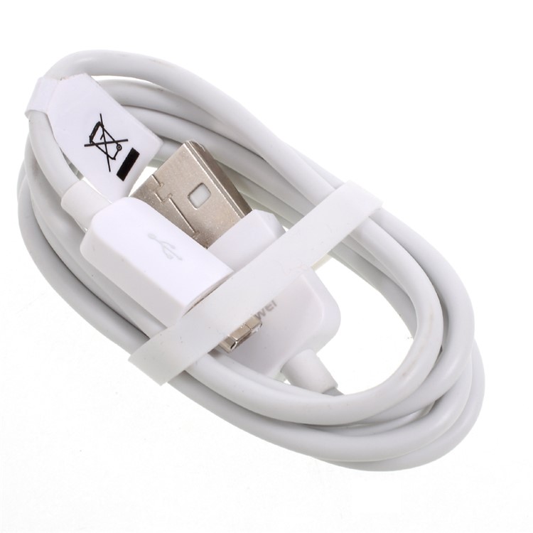 OEM HUAWEI Micro USB Data Sync Charge Cable 1A 1m/3.3ft for Huawei P9 Lite/Mate S Etc - White-4