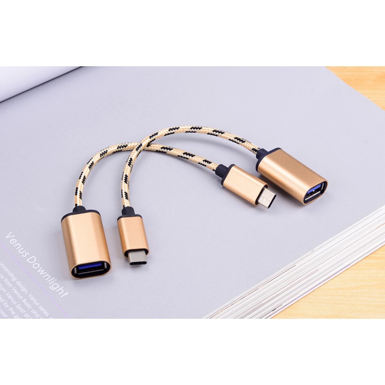 Type-c to USB 3.0 OTG Data Sync Charging Cable for Huawei P9 / LG G5-7