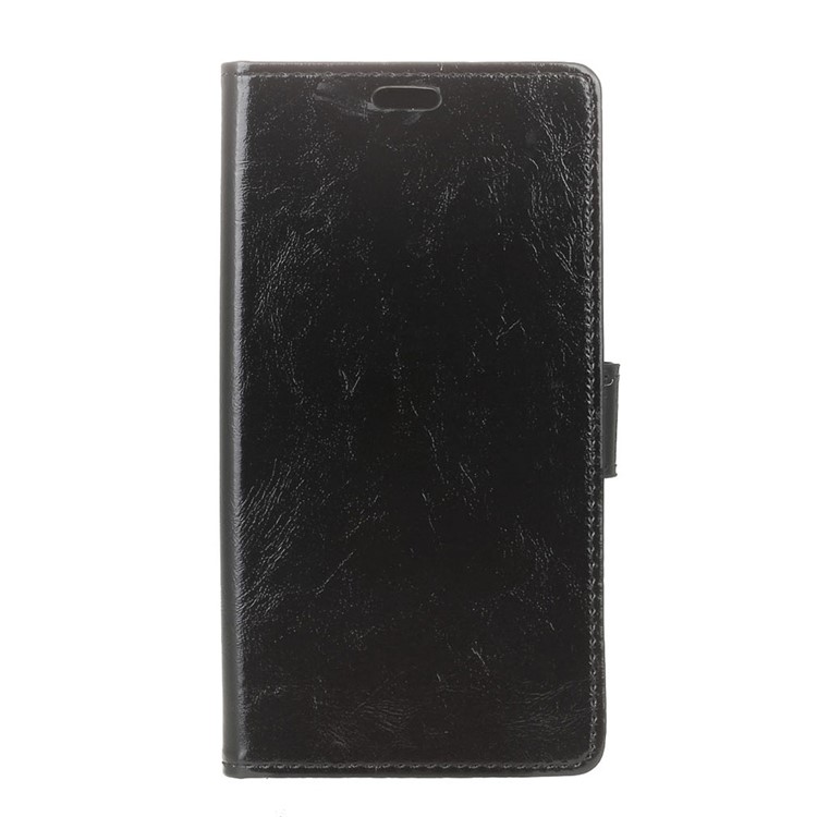 Crazy Horse Leather Wallet Case for HTC 10 evo / Bolt - Black-1