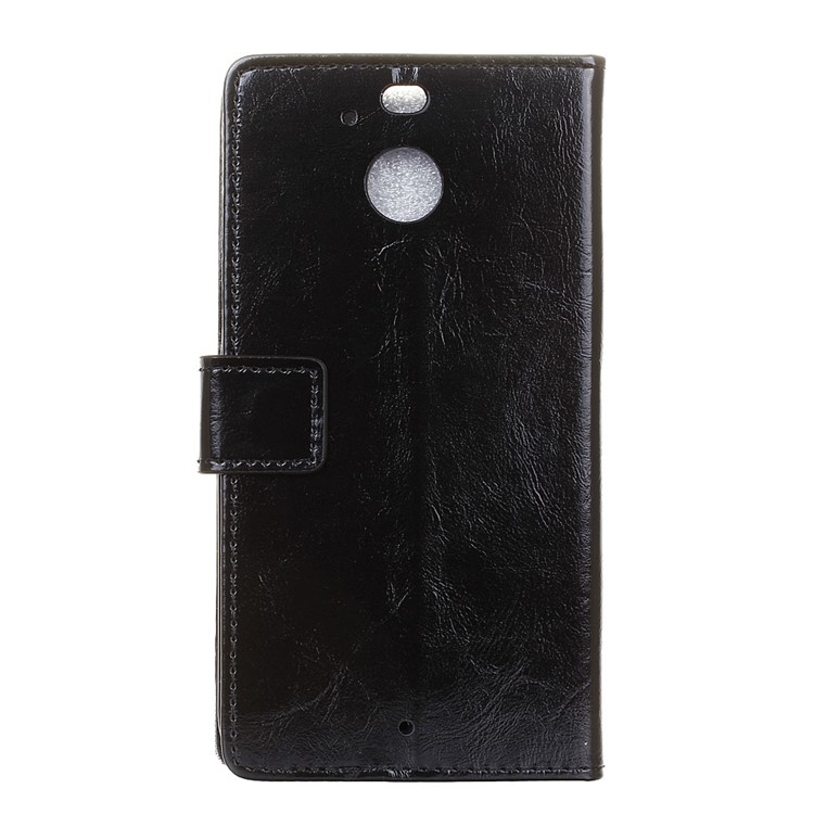 Crazy Horse Leather Wallet Case for HTC 10 evo / Bolt - Black-2