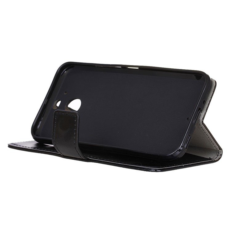 Crazy Horse Leather Wallet Case for HTC 10 evo / Bolt - Black-5