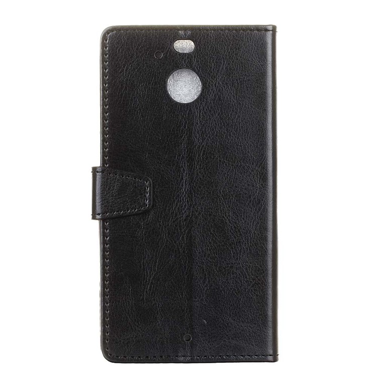 Crazy Horse Wallet Leather Phone Case for HTC 10 evo / HTC Bolt - Black-2