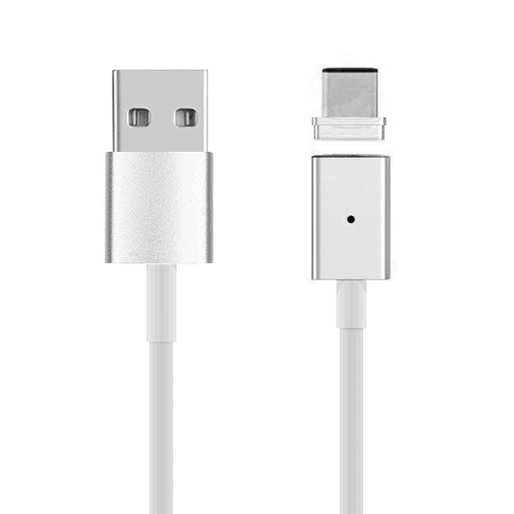 magnético USB tipo-C Cabo de carregamento para telefones celulares bloco etc - branco-3