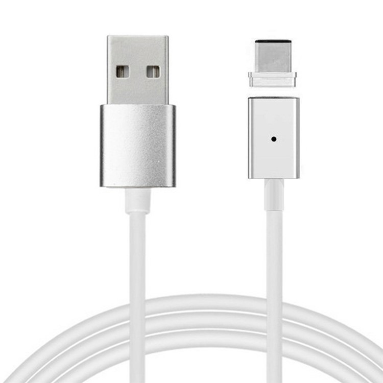 Magnetic USB-C Type-C Charging Cable for Cell Phones & Tablets etc - White-5