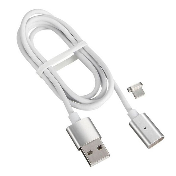 Magnetic USB-C Type-C Charging Cable for Cell Phones & Tablets etc - White-7