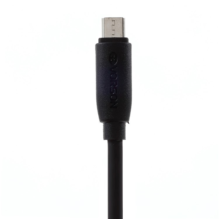 VORSON Micro USB Cable with Anti-interference Magnetic Ring (VCB-005) for Samsung Galaxy S7 - Black-4
