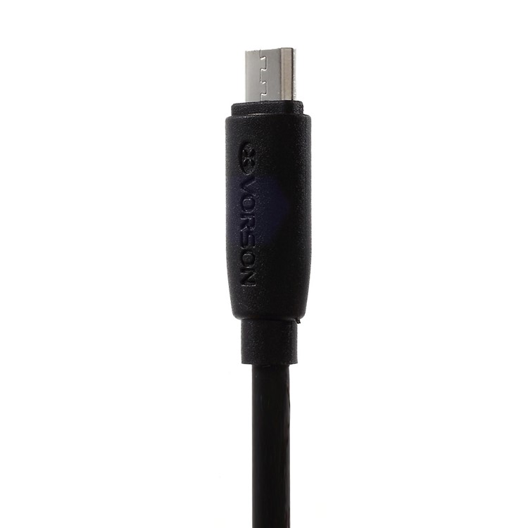 VORSON Micro USB Cable with Anti-interference Magnetic Ring (VCB-005) for Samsung Galaxy S7 - Black-5