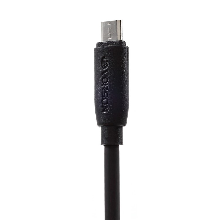 VORSON Anti-Freezing Micro USB Data Transfer Charge Cable 1m for Samsung Huawei Sony etc - Black-5