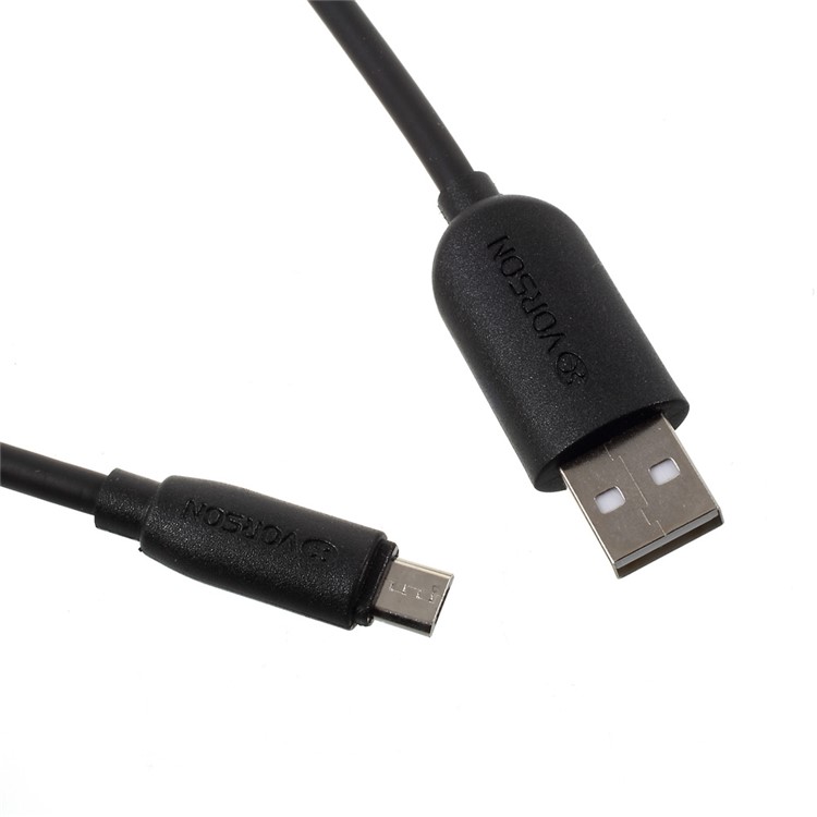 VORSON Anti-Freezing Micro USB Data Transfer Charge Cable 1m for Samsung Huawei Sony etc - Black-8