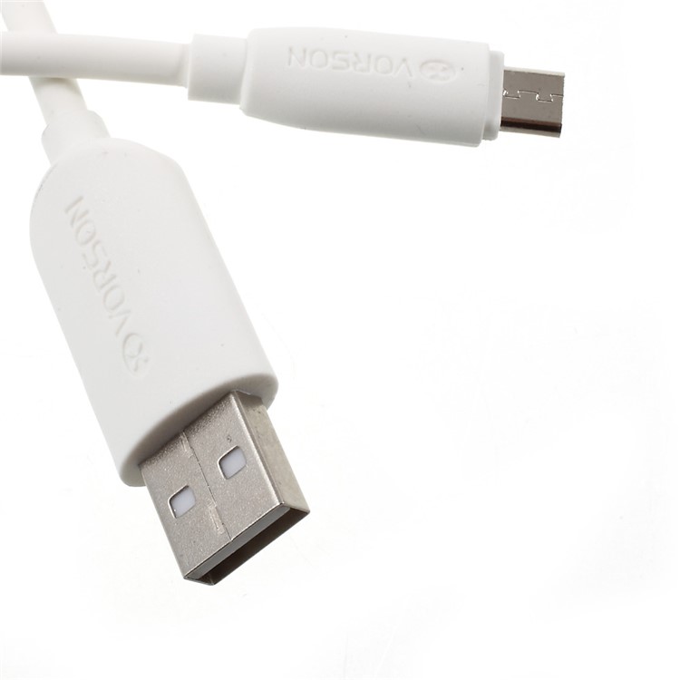 VORSON 1m Anti-Freezing Micro USB 2.0 Charging Data Sync Cable for Samsung Huawei Sony etc - White-7