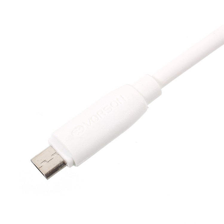VORSON 1m Anti-Freezing Micro USB 2.0 Charging Data Sync Cable for Samsung Huawei Sony etc - White-9