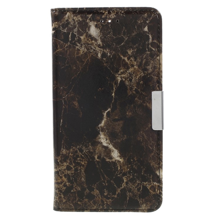 Marble Grain Wallet Mobile Case Smooth Leather Cover for HTC 10 evo / HTC Bolt - Black-3