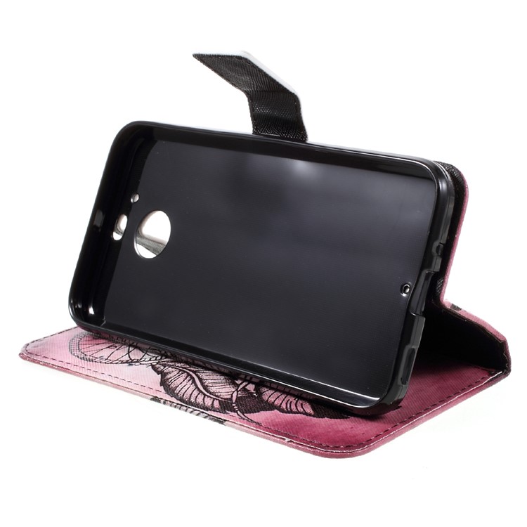 Patterned Leather Wallet Mobile Case for HTC 10 evo / HTC Bolt - Black Dream Catcher-4