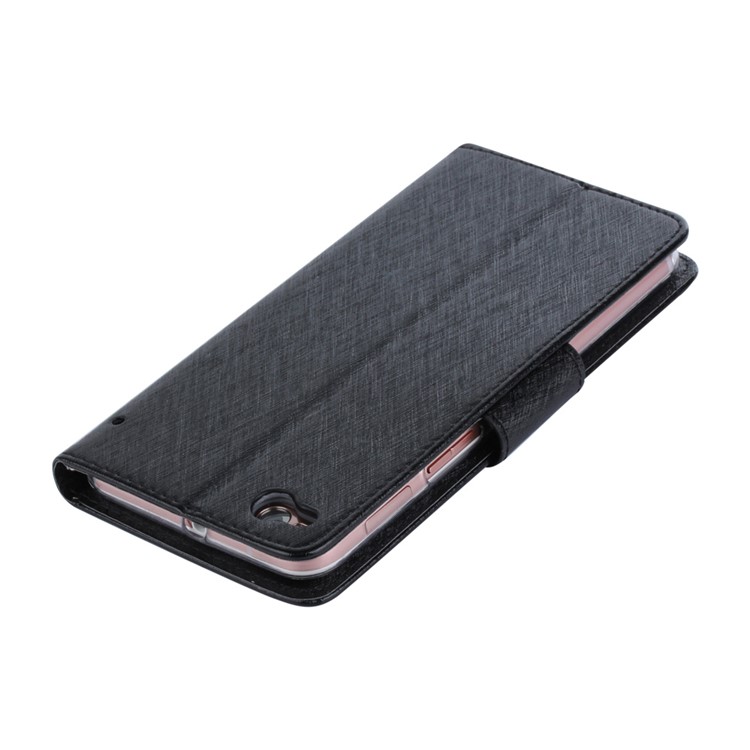 XIEKE Moon Poem Wallet Stand Leather Flip Cover for HTC One X9 - Black-3