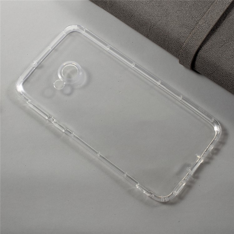 Drop-proof Clear TPU Back Phone Casing for HTC U Play - Transparent-2