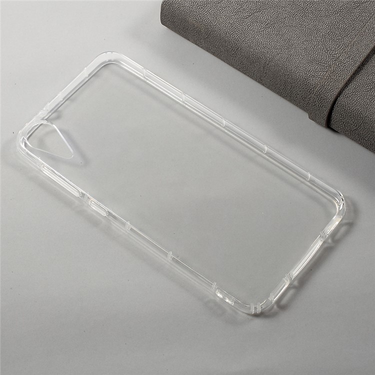 Drop-proof Clear TPU Cell Phone Case for HTC Desire 825 - Transparent-2