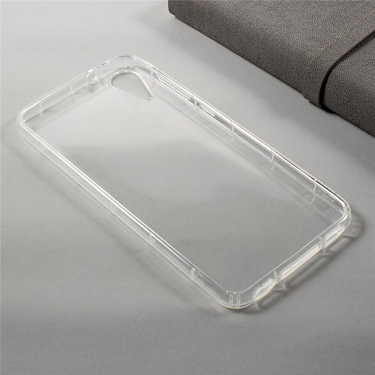 Drop-proof Clear TPU Cell Phone Case for HTC Desire 825 - Transparent-3