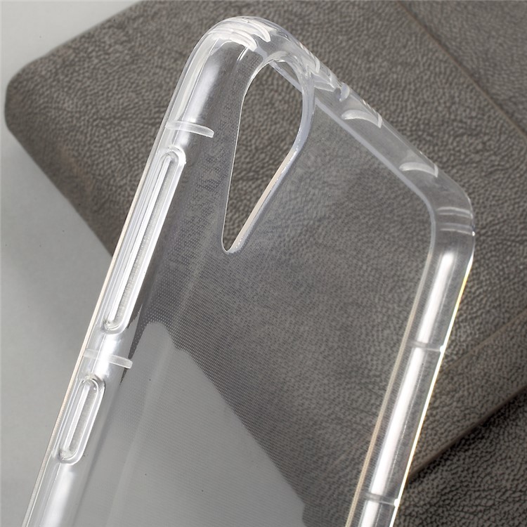Drop-proof Clear TPU Cell Phone Case for HTC Desire 825 - Transparent-6