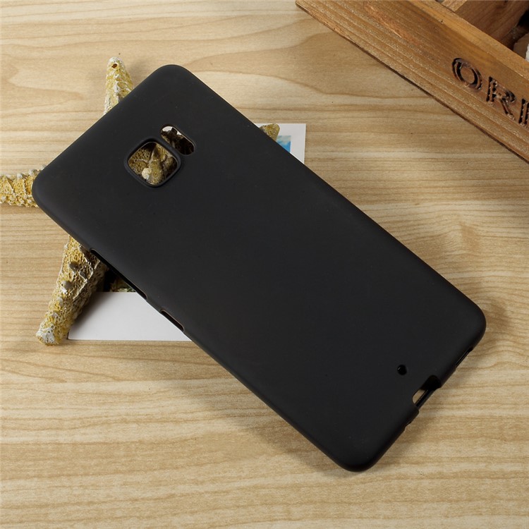 Frosted Anti-fingerprint TPU Phone Case for HTC U Ultra - Black-4