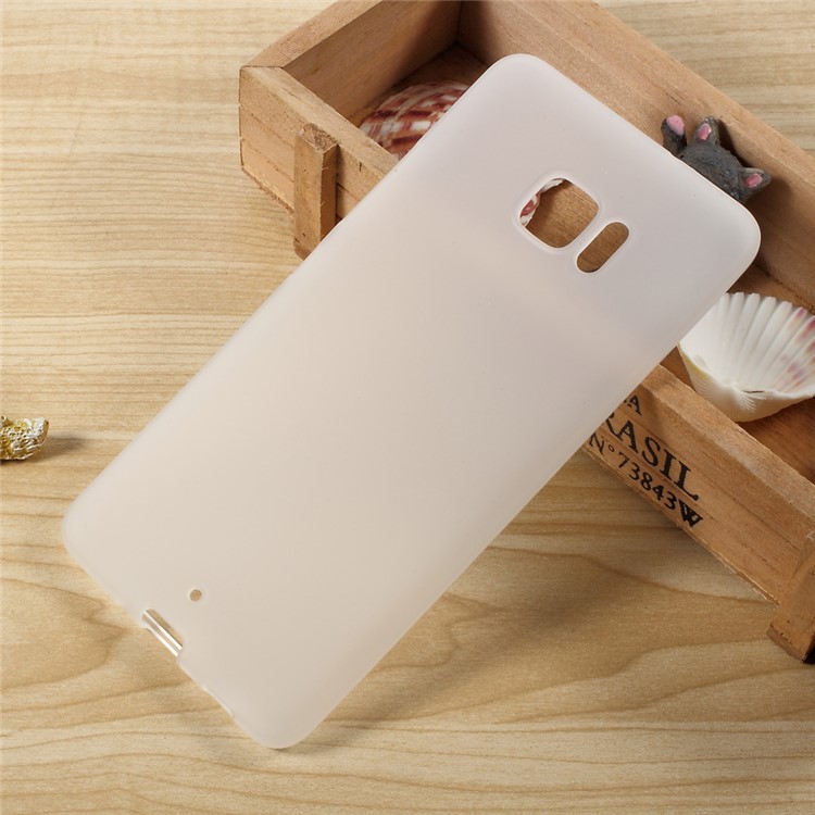 Anti-fingerprint Frosted TPU Mobile Case for HTC U Ultra - White-1