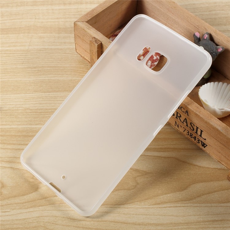 Anti-fingerprint Frosted TPU Mobile Case for HTC U Ultra - White-3