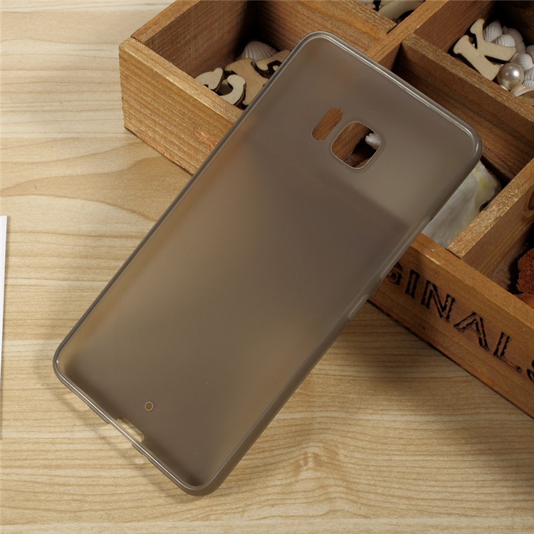 Anti-fingerprint Matte TPU Back Skin Case for HTC U Ultra - Grey-2