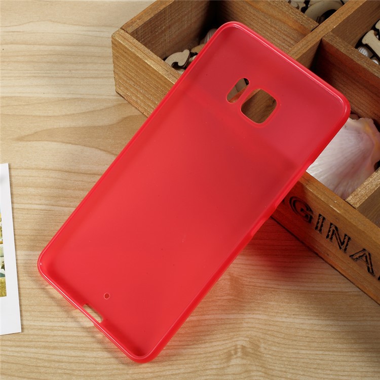 Frosted TPU Mobile Phone Case for HTC U Ultra - Red-2