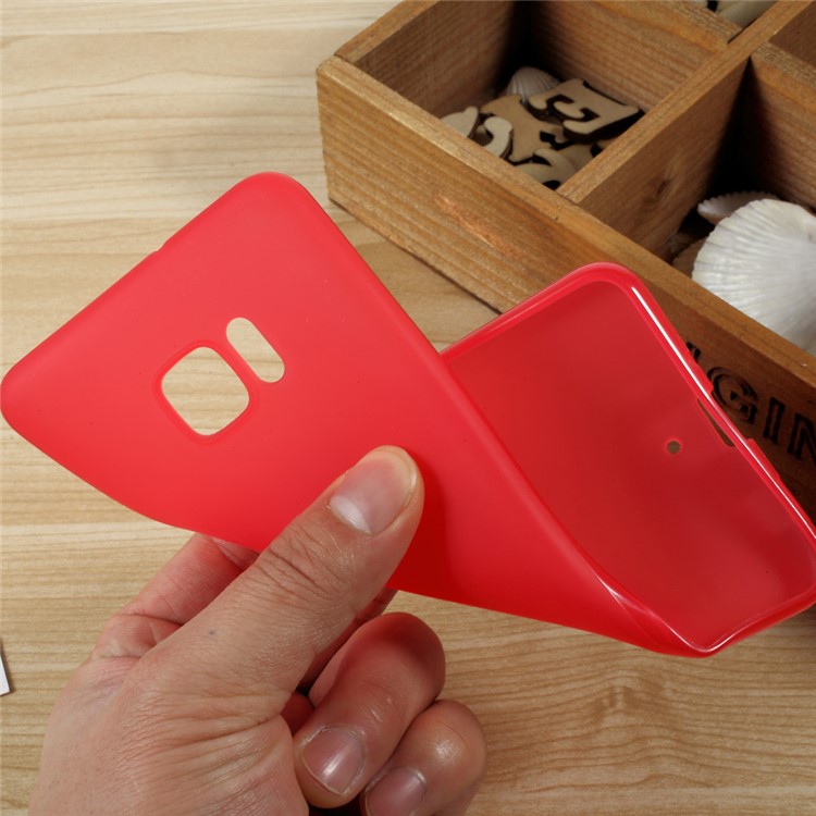 Frosted TPU Mobile Phone Case for HTC U Ultra - Red-4