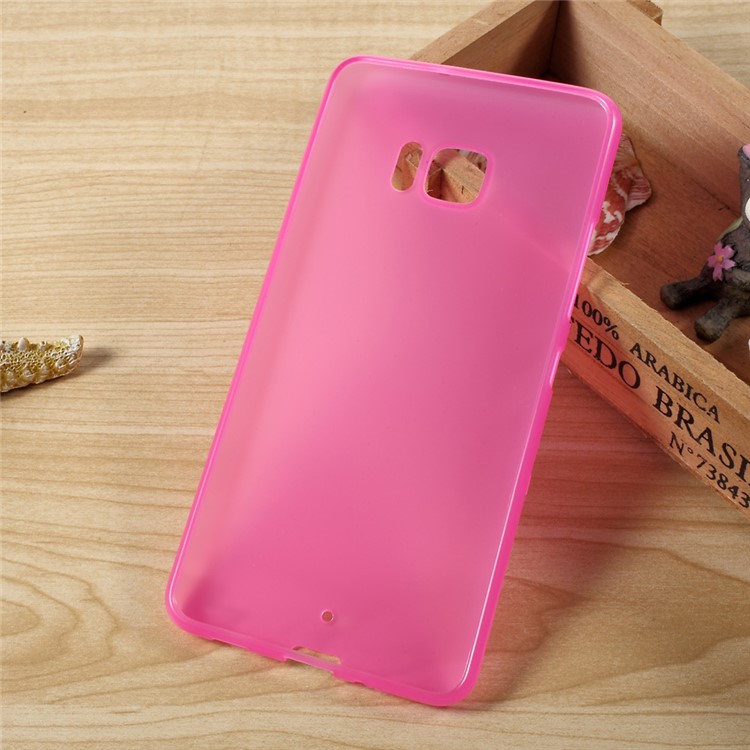 Soft TPU Matte Cell Phone Cover for HTC U Ultra - Rose-3