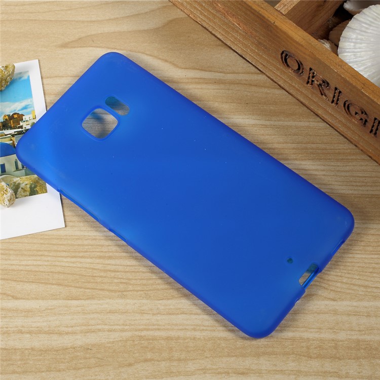 For HTC U Ultra Matte Anti-fingerprint TPU Shell Cover - Blue-3