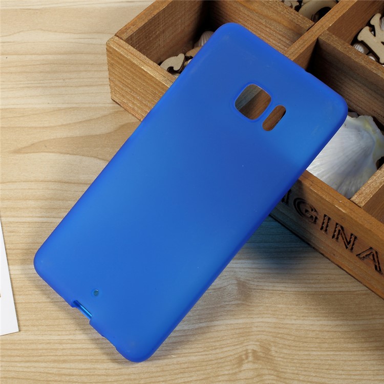 For HTC U Ultra Matte Anti-fingerprint TPU Shell Cover - Blue-4