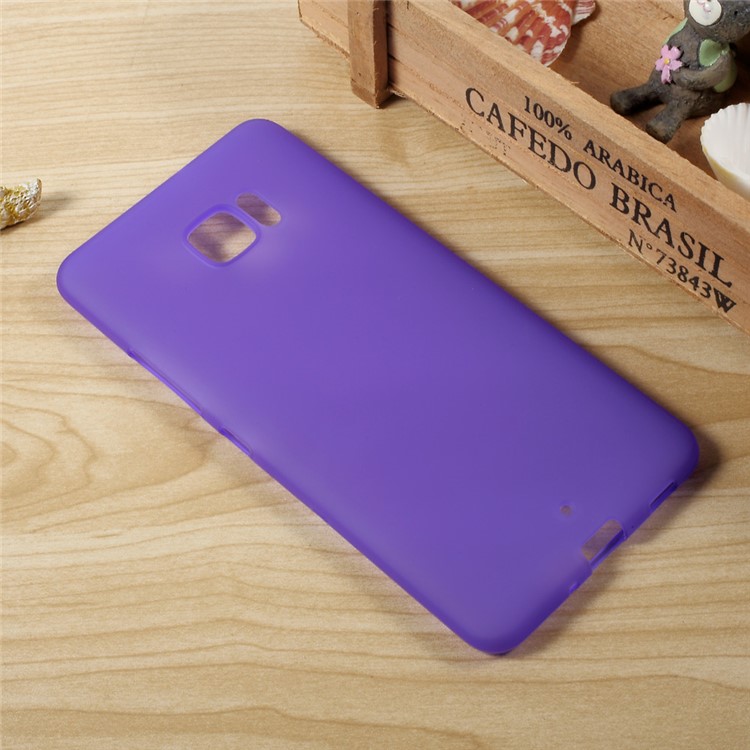 Anti-fingerprint TPU Matte Mobile Casing for HTC U Ultra - Purple-2