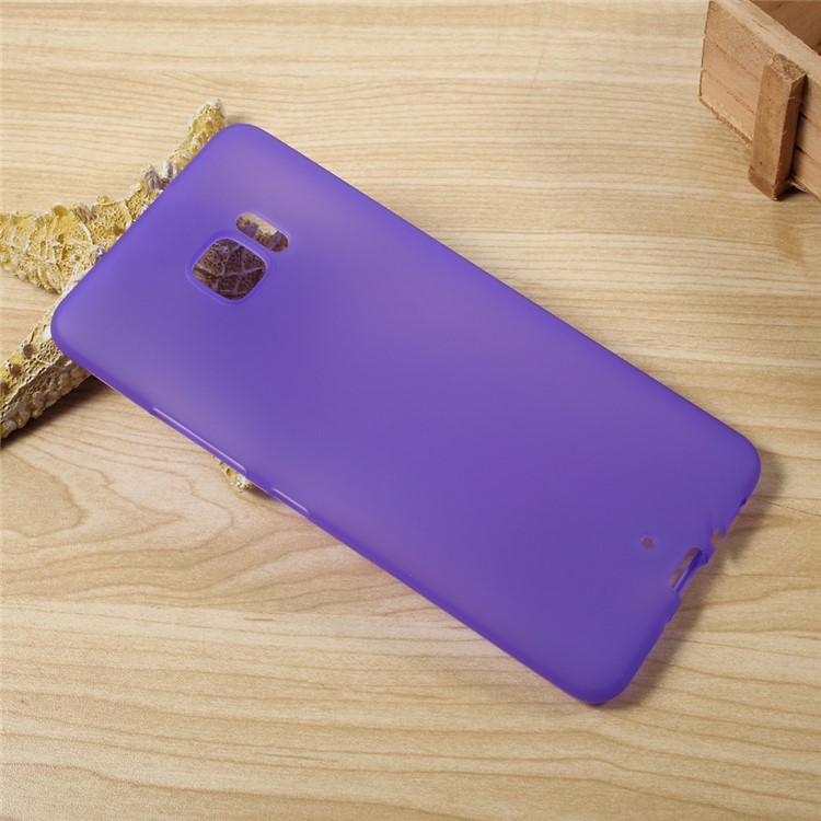 Anti-fingerprint TPU Matte Mobile Casing for HTC U Ultra - Purple-4