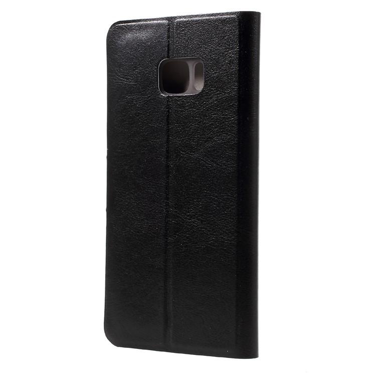 Crazy Horse Folio Leather Stand Case for HTC U Ultra - Black-2