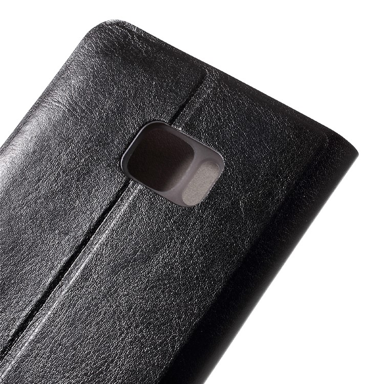 Crazy Horse Folio Leather Stand Case for HTC U Ultra - Black-8
