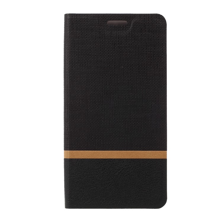 Cross Pattern Leather Card Holder Case for HTC U Play - Black-2