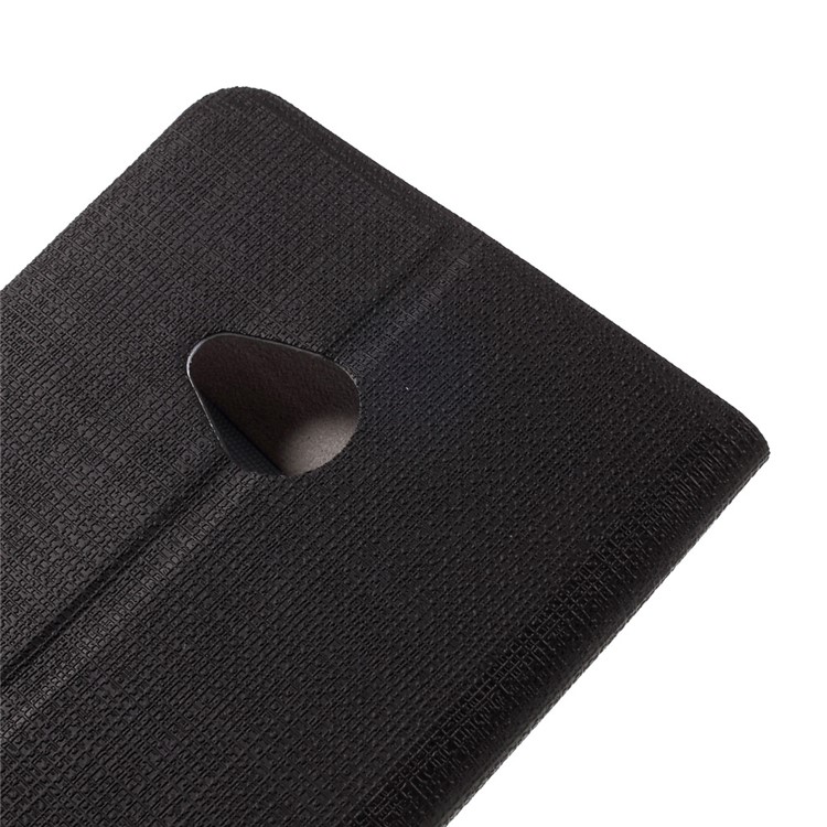 Cross Pattern Leather Card Holder Case for HTC U Play - Black-9