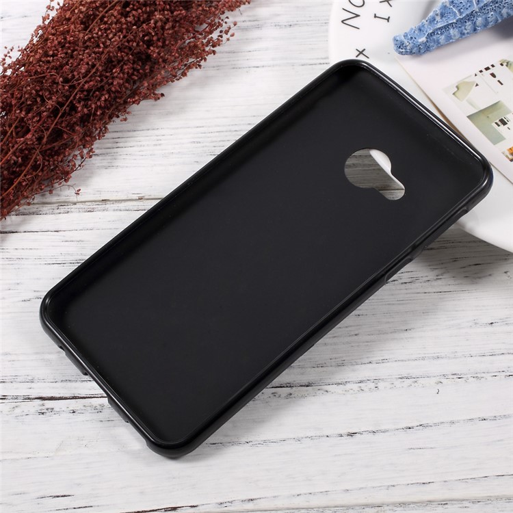 Anti-fingerprint Matte TPU Phone Case for HTC U Play - Black-2