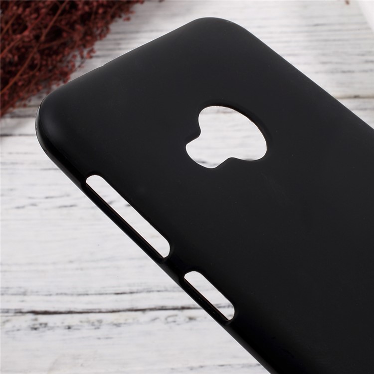 Anti-fingerprint Matte TPU Phone Case for HTC U Play - Black-4