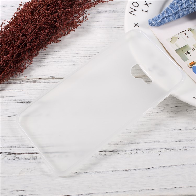 Anti-fingerprint Matte TPU Mobile Casing for HTC U Play - White-2