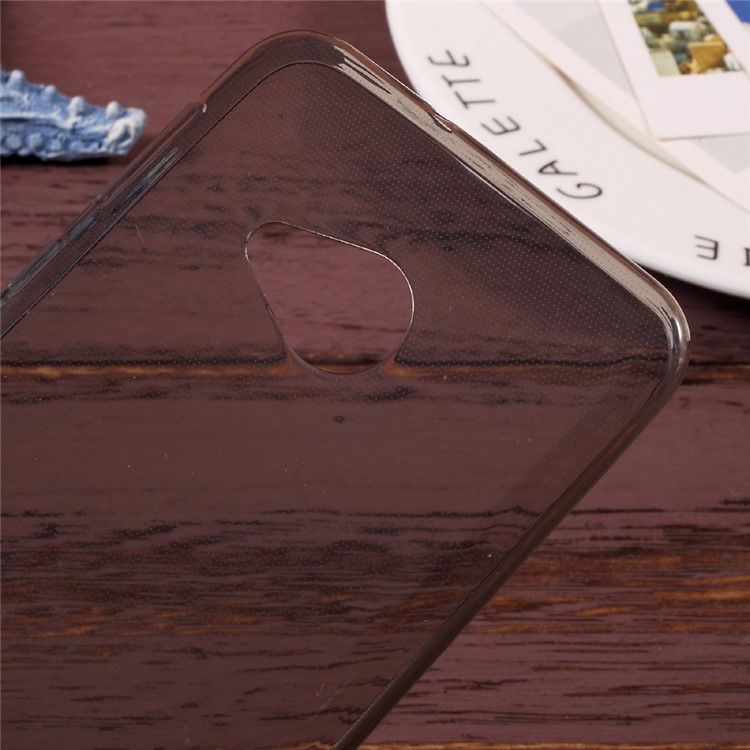 Ultra - Thinness Clear TPU Protective Cell Phone Case for HTC U Play - Grey-4
