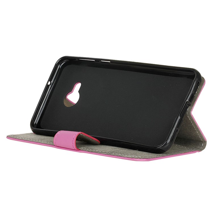 Phone Leather Card Holder Case for HTC U Play - Rose-6
