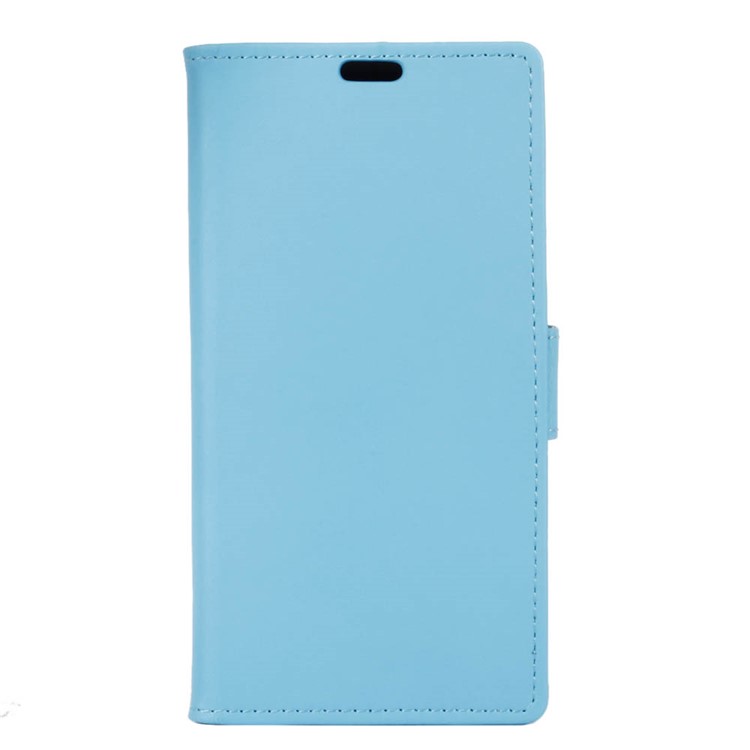 Leather Stand Case with Card Slots for HTC U Play - Blue-1
