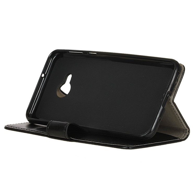 Crazy Horse Wallet Leather Stand Case for HTC U Play - Black-5