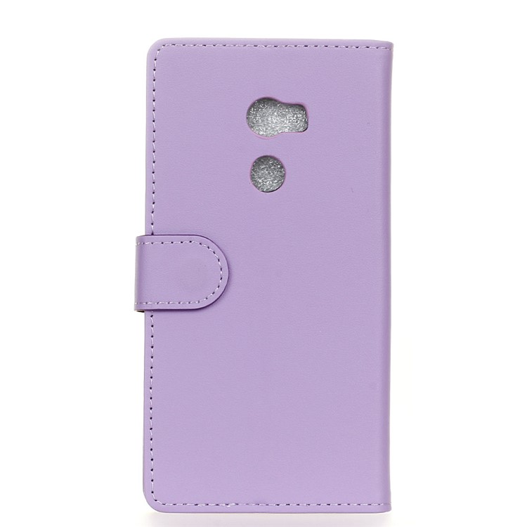Wallet Leather Case with Stand for HTC One X10 - Purple-3