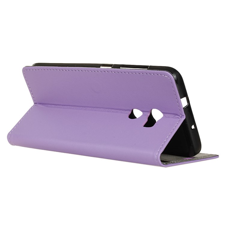 Wallet Leather Case with Stand for HTC One X10 - Purple-5