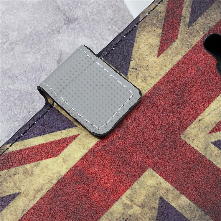 Pattern Printing Leather Wallet Folio Flip Case for HTC U Play - The British Flag-10
